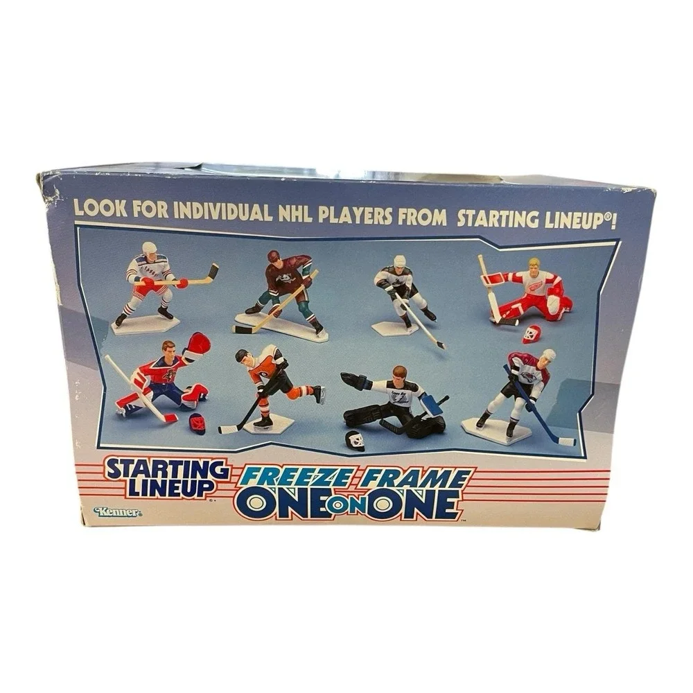 Mats Sundin & Ray Bourque Starting Lineup 1997 Freeze Frame One‎ On One Figures